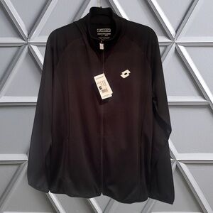 Lotto Core Jacket – Men’s Large – Black (NWT)